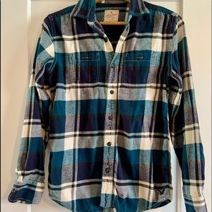 American Eagle mens Long sleeve  XS  Flannel button down